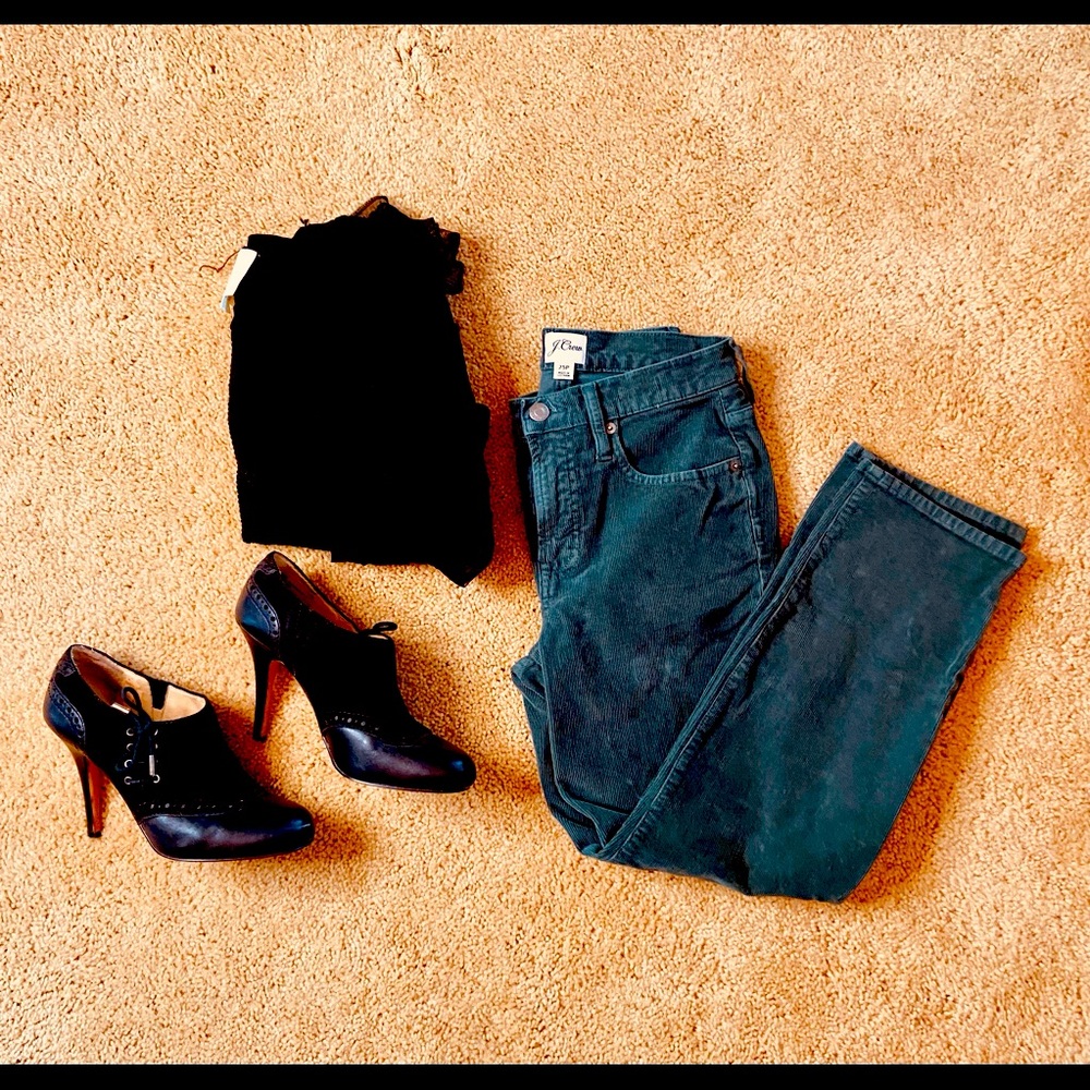 J Crew Vintage Slim Straight Corduroy Pants